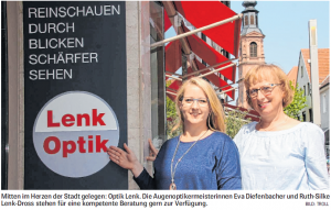 Kontaktlinsen bei Optik Lenk