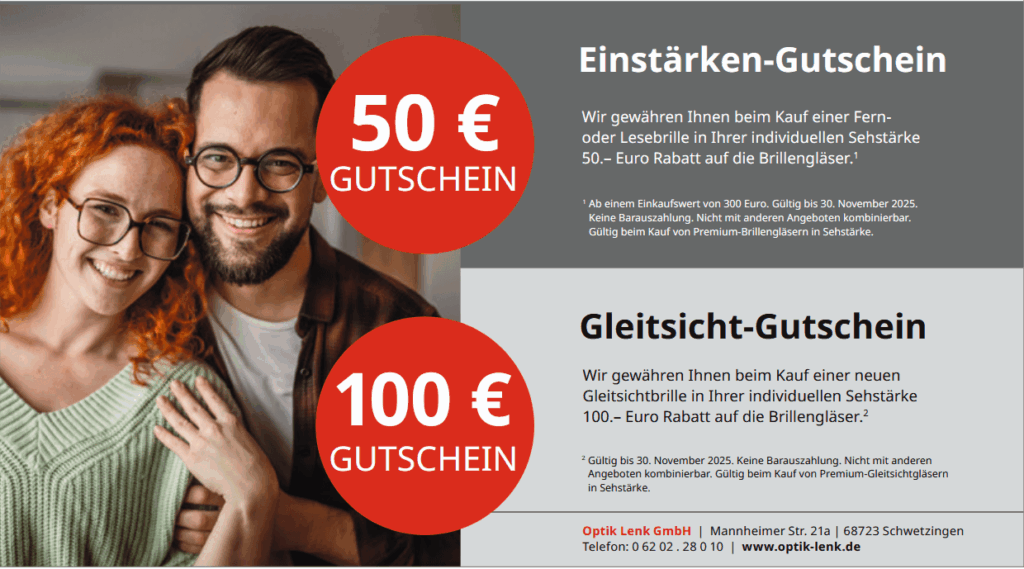 Gutschein Mozartsonntag von Optik Lenk