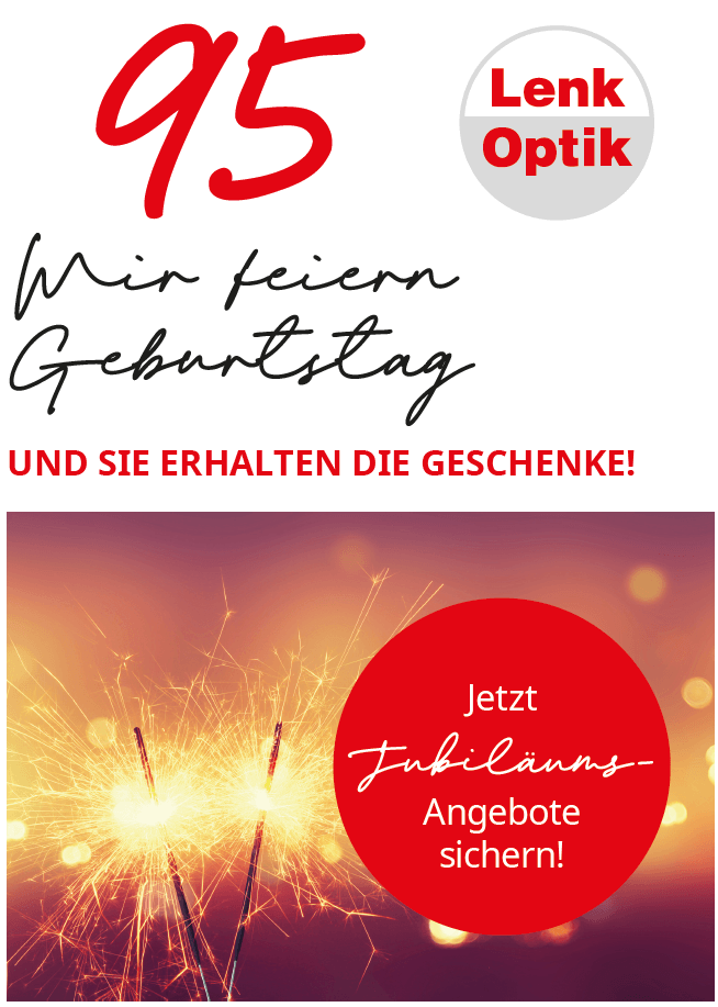 95 Jahre Optik Lenk Geburtstagsaktion